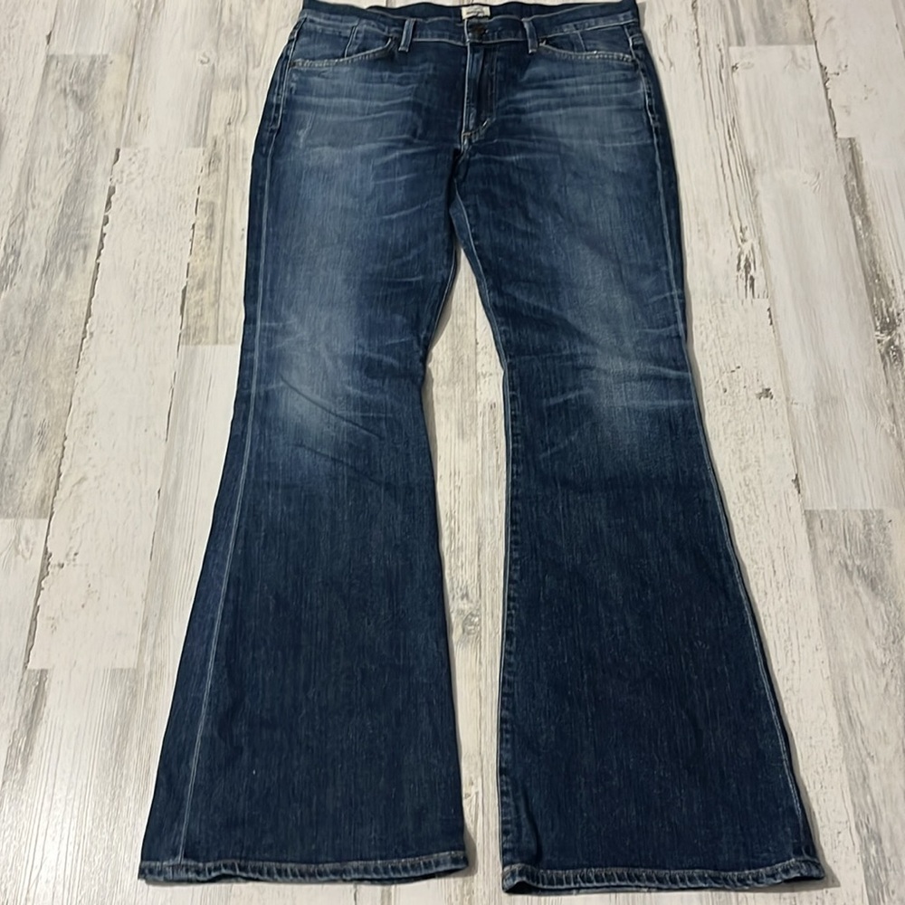 Citizens of Humanity Fleetwood Petite High Rise Flare Jeans Size 32 - Picture 5 of 13